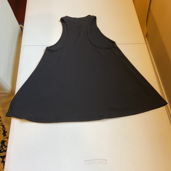 Free People Black Racer Back Tank Top - Picture 3 of 6